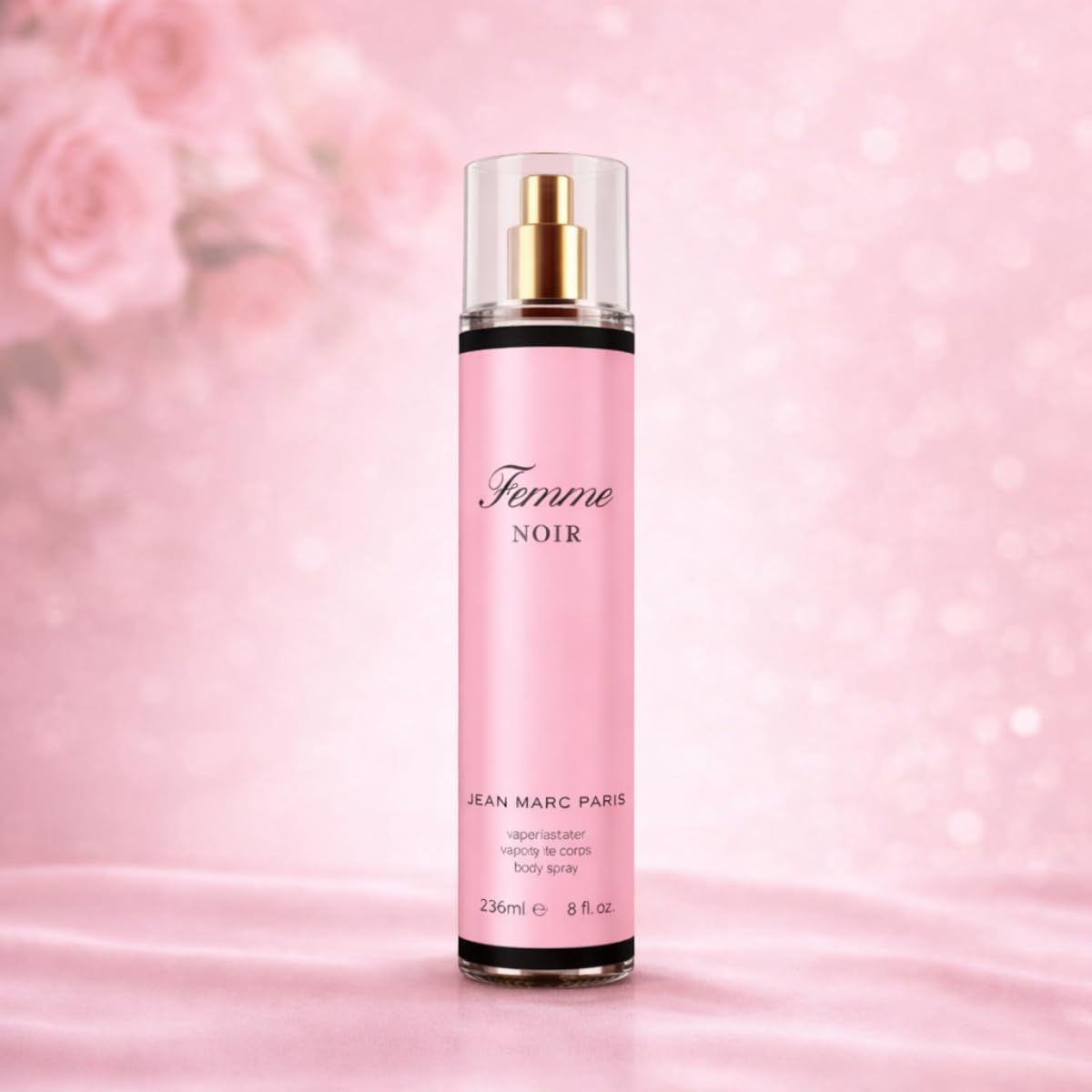 Jean Marc Paris Femme Noir Parfum Body Spray - 8 fl oz / 236 ml