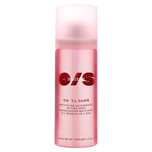 One Size by Patrick Starrr On 'Til Dawn Travel Size Mini Mattifying Waterproof Setting Spray for Long Lasting Face Makeup, All Day Matte Finish, Light Finishing Spray