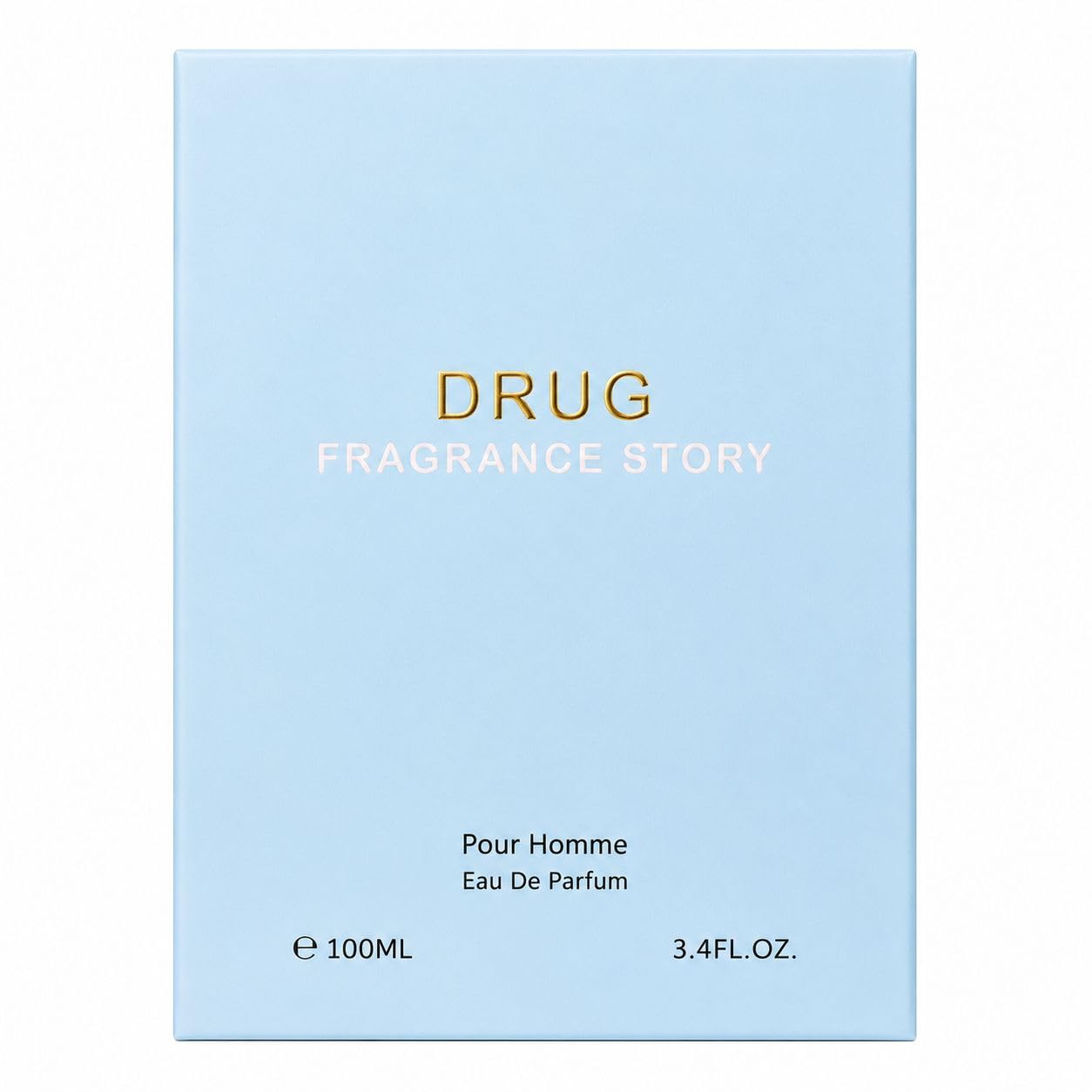 Fragrance Story Inc Drug 3.4OZ EAU DE Parfum for Men (with New Packaging)