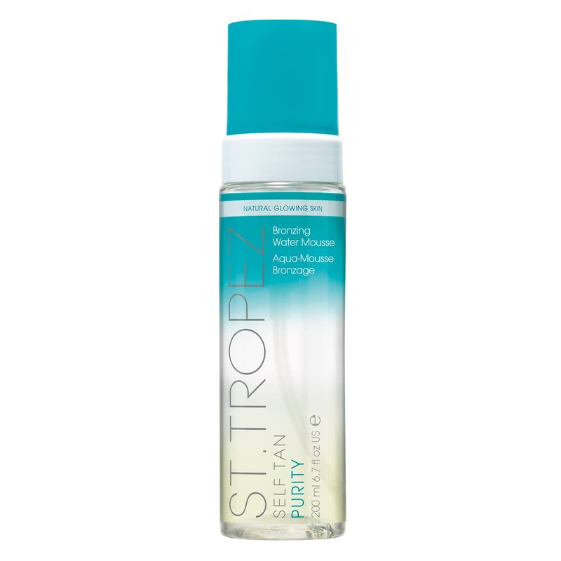 St.Tropez Self Tan Purity Bronzing Water Tanning Mousse for Clear Tan with Streak-Free Finish, Vegan, Natural & Cruelty-Free