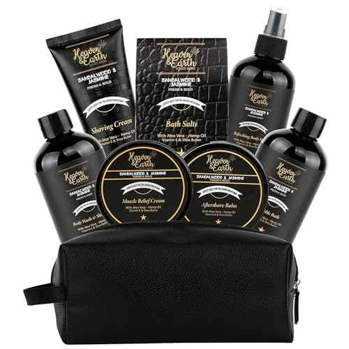 Mens Valentines Gifts Spa Gift for Men Bath and Body Spa Basket