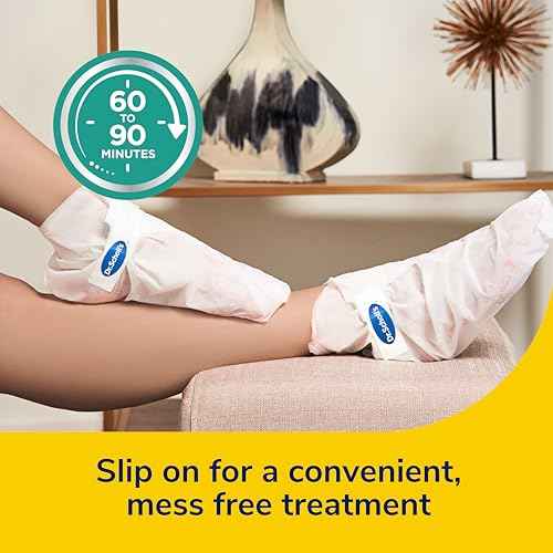 Dr. Scholl's Rough, Dry Skin Ultra Exfoliating Foot Peeling Mask, 3 Pairs Moisturizing Socks Gently Peels and Softens, with Urea, Dry Skin Callus Remover for Feet