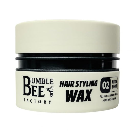BUMBLE BEE Hair Styling Wax, 4 Styles, Firm Hold, Natural Finish (150 ml, 02 White (Matte))