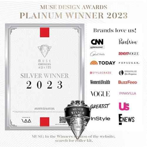 BAIMEI Jade Roller & Gua Sha, Face Roller, Facial Beauty Roller Skin Care Tools, Self Care Gift for Men Women, Massager for Face, Eyes, Neck, Relieve Fine Lines and Wrinkles - Rose Quartz