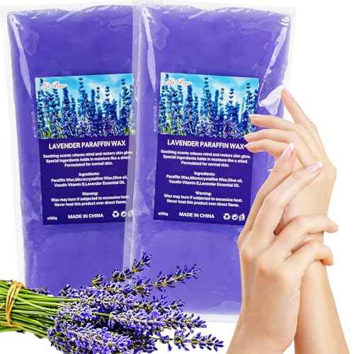 MAQIHAN Paraffin Wax for Hand and Feet - 2 Pack Lavender Scented Paraffin Wax Refills Hand Wax for Dry Skin, Hydration Nourish