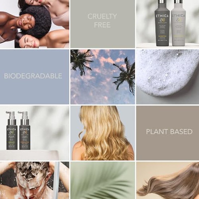 Ethica Beauty Professional Conditioner. Deep Conditioning, Volumizing, & Hydrating. Promotes Strong Healthy Hair, Scalp Health, and Hair Growth, 16.9 oz