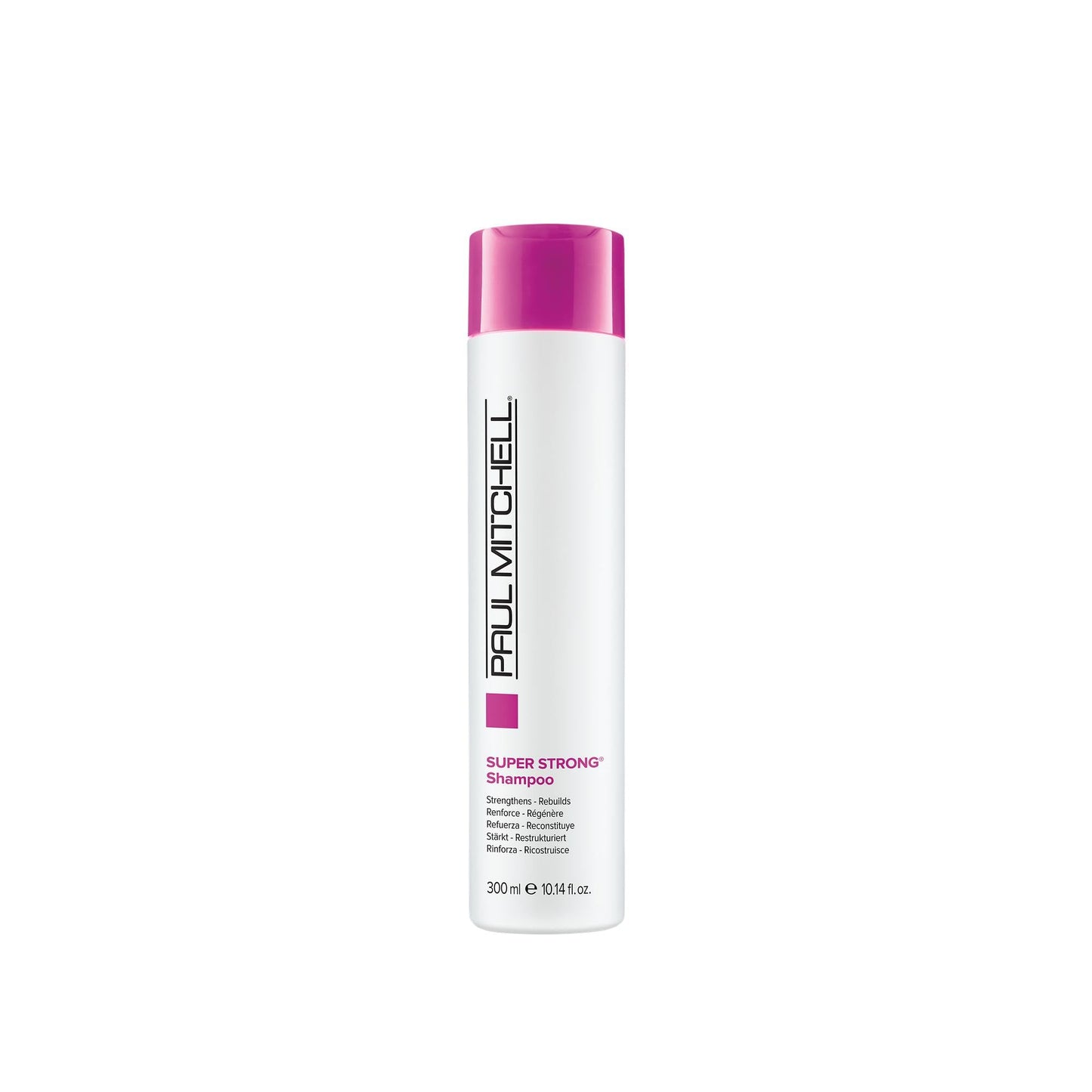 Paul Mitchell Super Strong Shampoo, Strengthens + Rebuilds, For Damaged Hair, 10.14 fl. oz