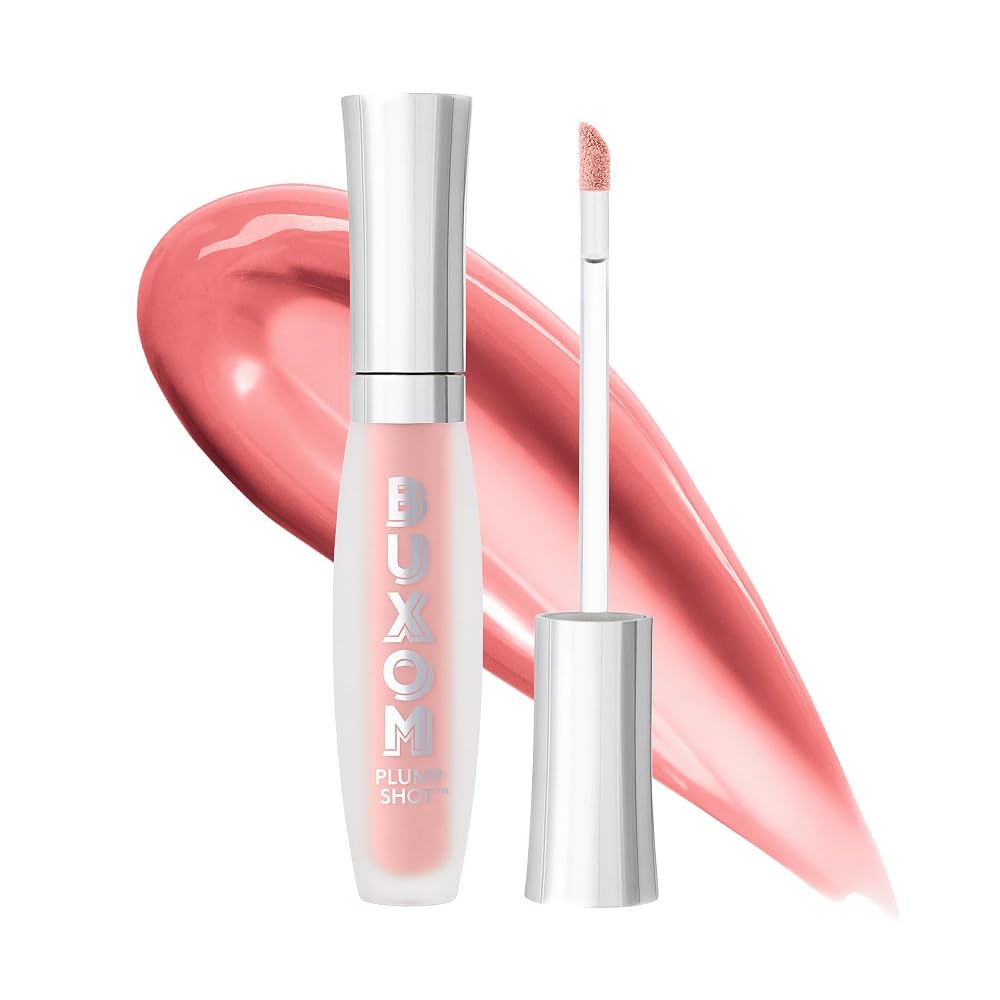 Buxom Plump Shot Peptides Lip Serum, Soft Blush