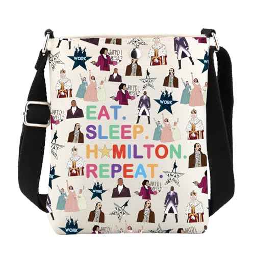 WCGXKO Musical Lover Gift Musical Character Zipper Pouch Makeup Bag (SLEEP HA XK)