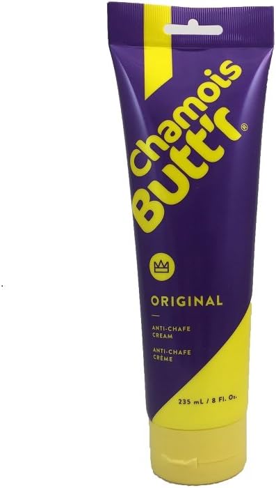 Chamois Butt'r Original Anti-Chafe Cream - 8 oz Tube for Maximum Comfort