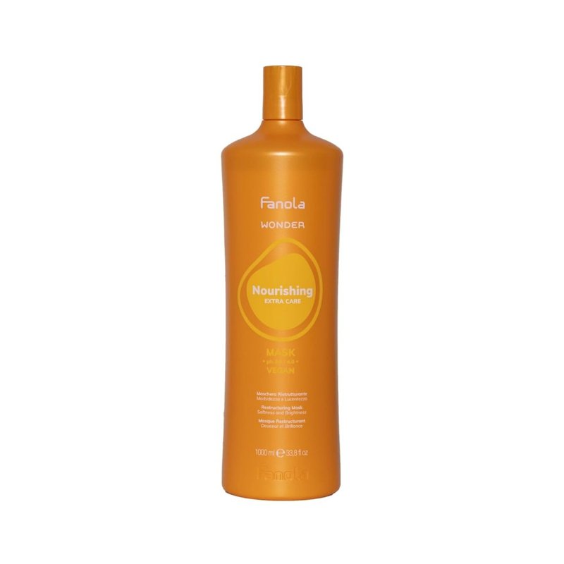 Fanola Nourishing Wonder Restructuring Hair Mask - Deep Conditioning Hair Mask & Weekly Treatment for Dry, Frizzy, Treated or Damaged Strands - Hydrating & Moisturizing Weekly Formula (33.8 oz)