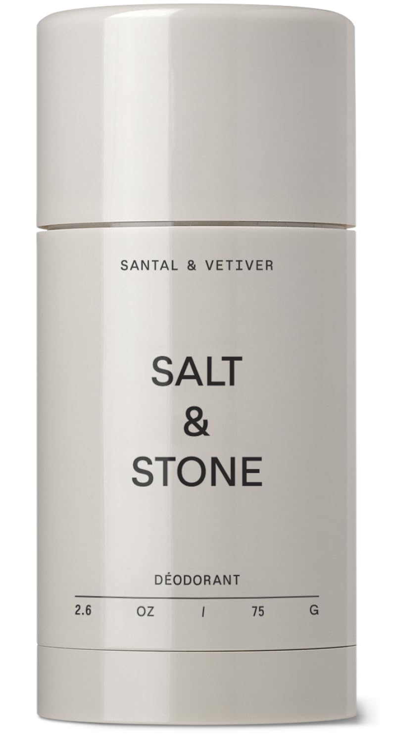 Aluminum-Free Deodorant - Extra Strength 48-Hour Protection for Men & Women | Seaweed Extracts, Niacinamide & Prebiotics | Santal & Vetiver