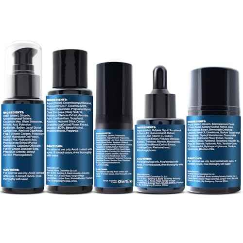 Skin Care for Men,Mens Anti-aging Skin Care Kit for Tigten,Firm & Hydrate Skin Facial Care Kit W/Retinol,Hyaluronic Acid,Men Christmas Brithday Fathers Valentines Gifts for Him Boyfriend Dad Husband