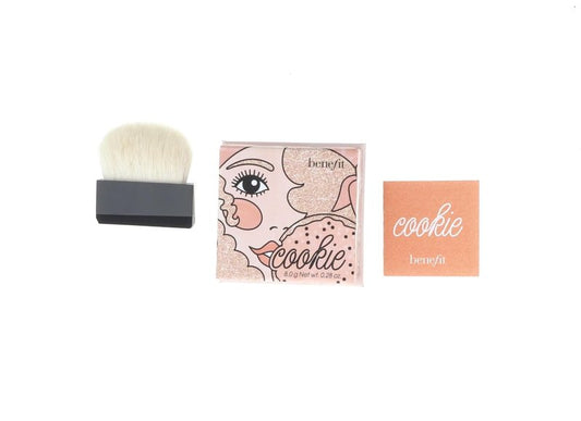 Benefit Cookie Powder Highlighter - Radiant Glow Makeup for All Skin Types