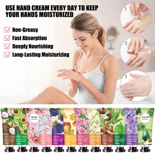 38 Pack Hand Cream Christmas Gifts for Women,Baby Shower Party for Guests Travel Size Hand Lotion Bulk for Wedding Baby Shower,Hand Lotion for Mom Girls Her Wife Grandma