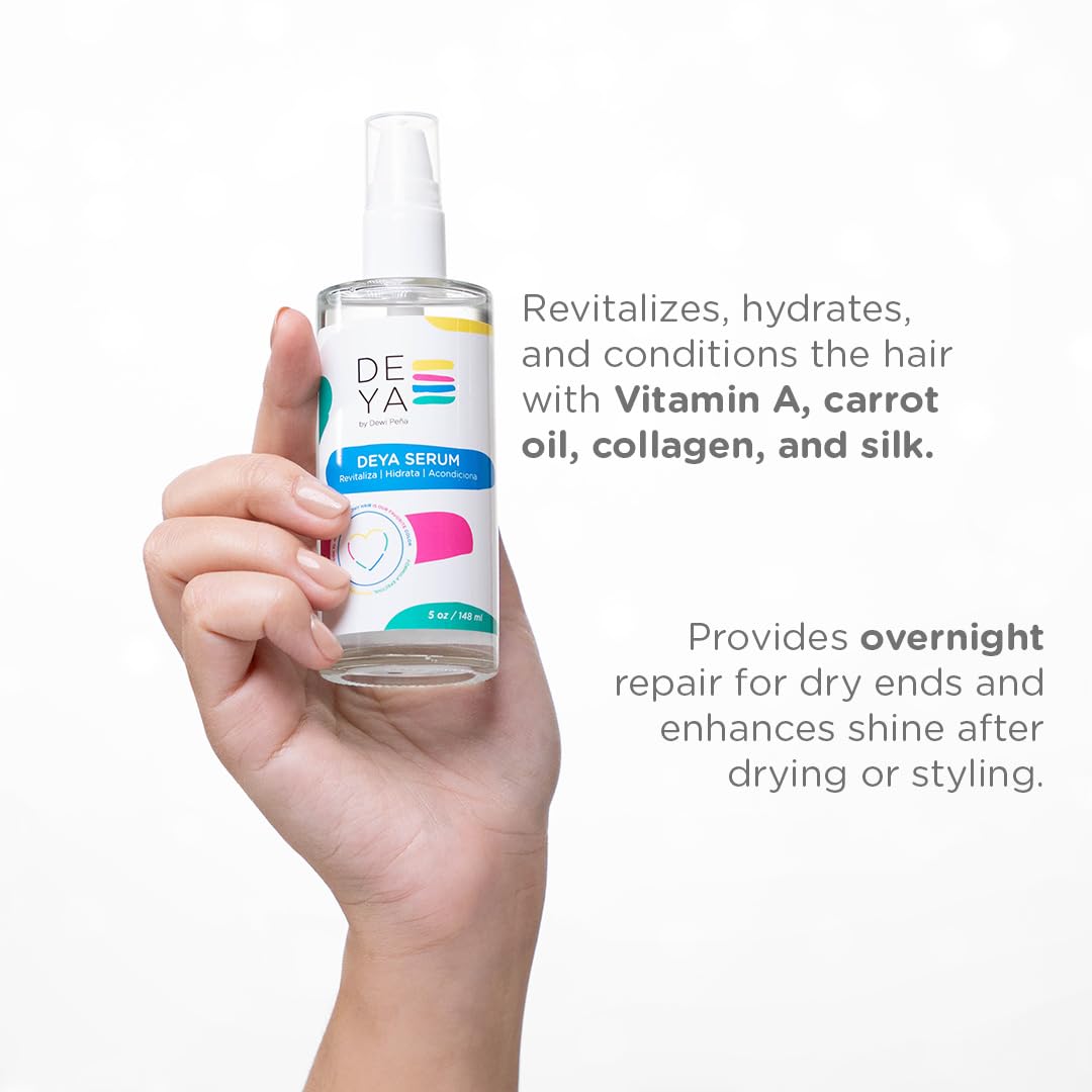 DEYA Serum- Finishing Drops for Shine And Open Ends Seal and Protection, Frizz Control. 5 oz