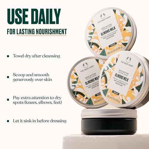 The Body Shop Almond Milk & Honey Body Butter By The Body Shop for Women - 6.9 Oz Moisturizer, 6.9 Oz
