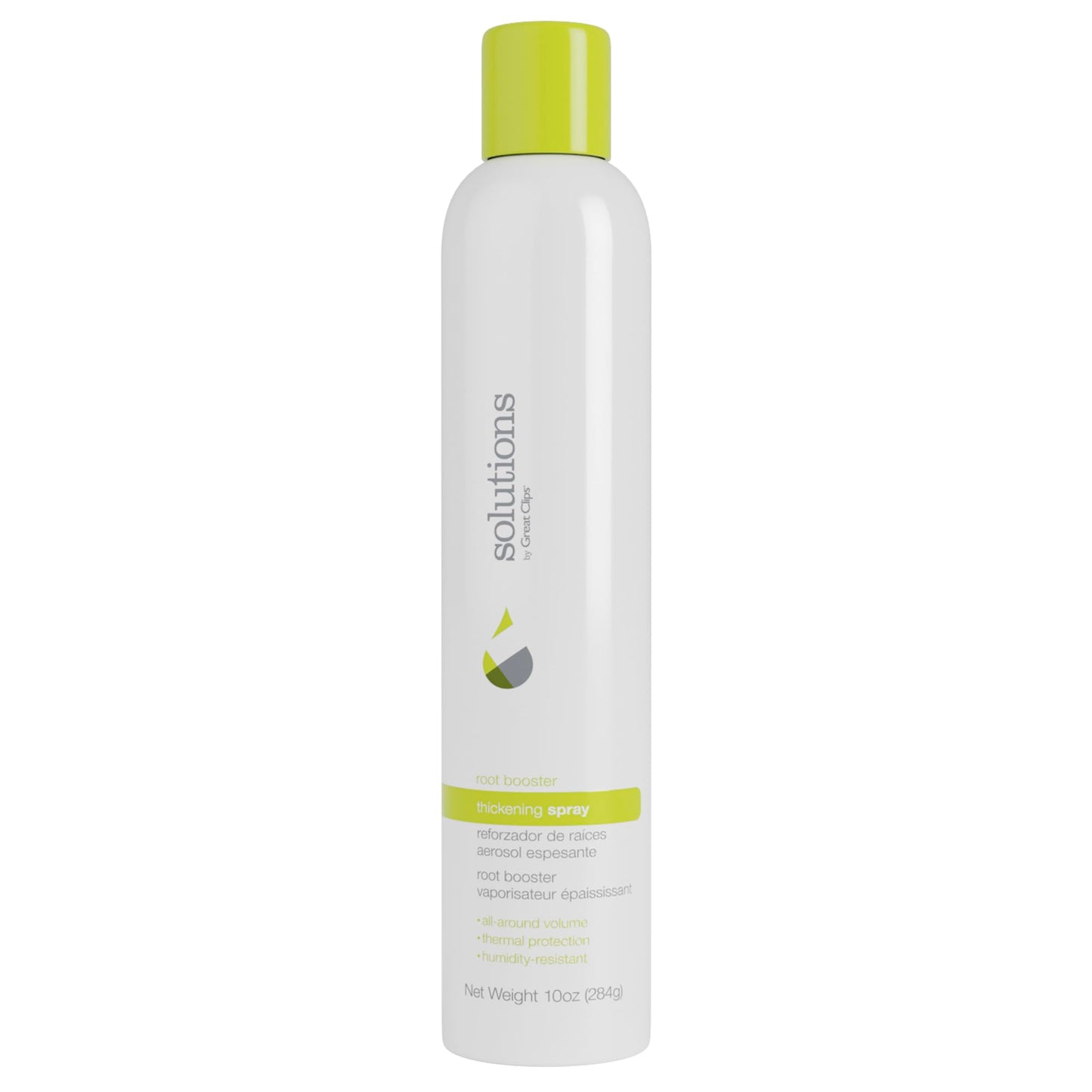 GREAT CLIPS Solutions Root Booster Thickening Spray, 10oz | Protects Against Humidity & Heat Damage | Adds Volume, Body & Lift | For Fine to Medium Hair