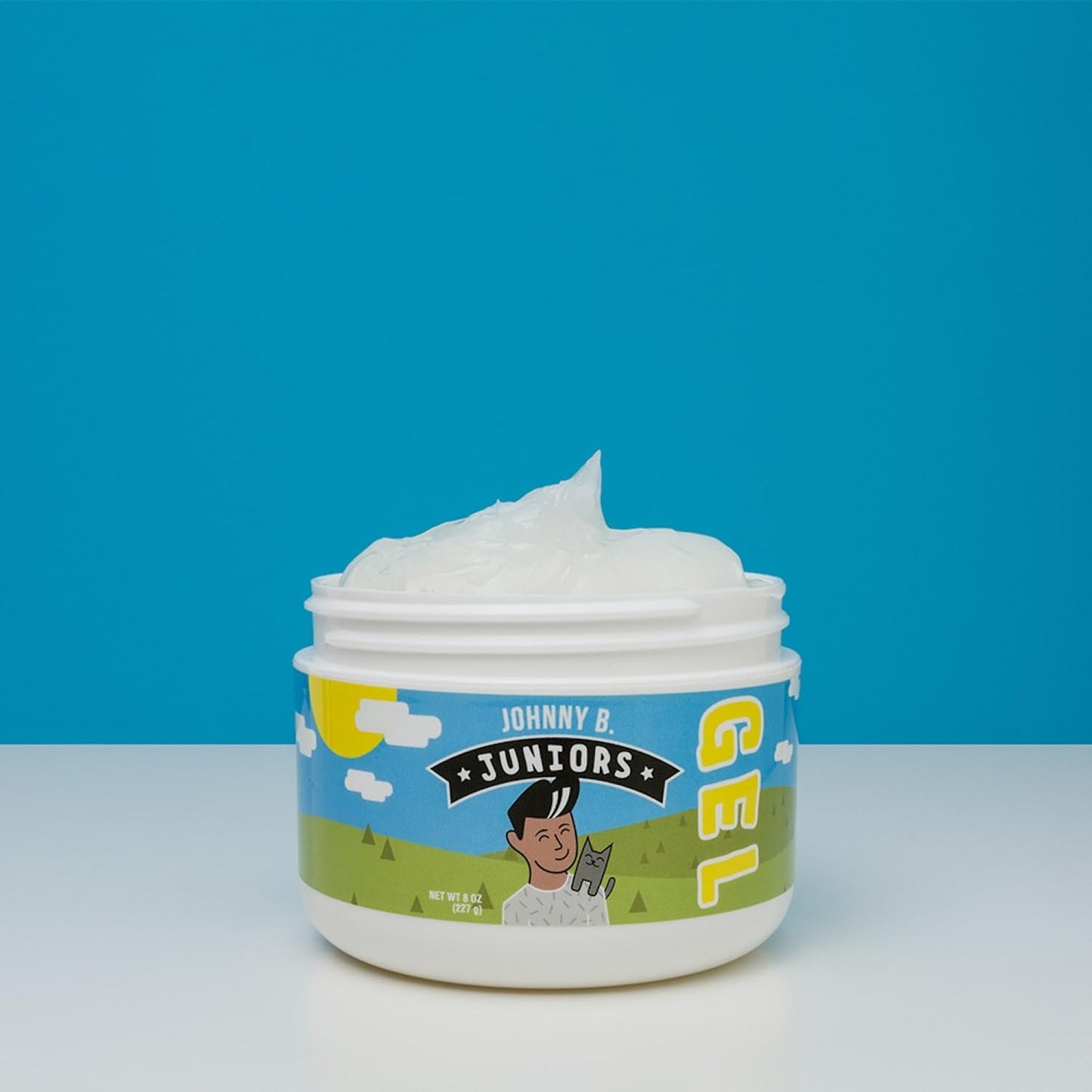 JOHNNY B. Juniors Hair Gel for Kids, No-Flake, Medium Hold 8 oz. Jar