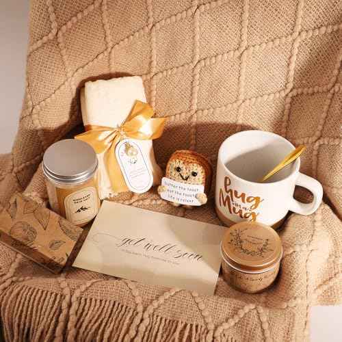 Get Well Gifts for Women - Get Well Soon Gift Baskets for Women After Surgery Care Package for Woman Surgery Recovery Feel Better Gifts Sympathy Gift Baskets Bereavement Gifts Ideas