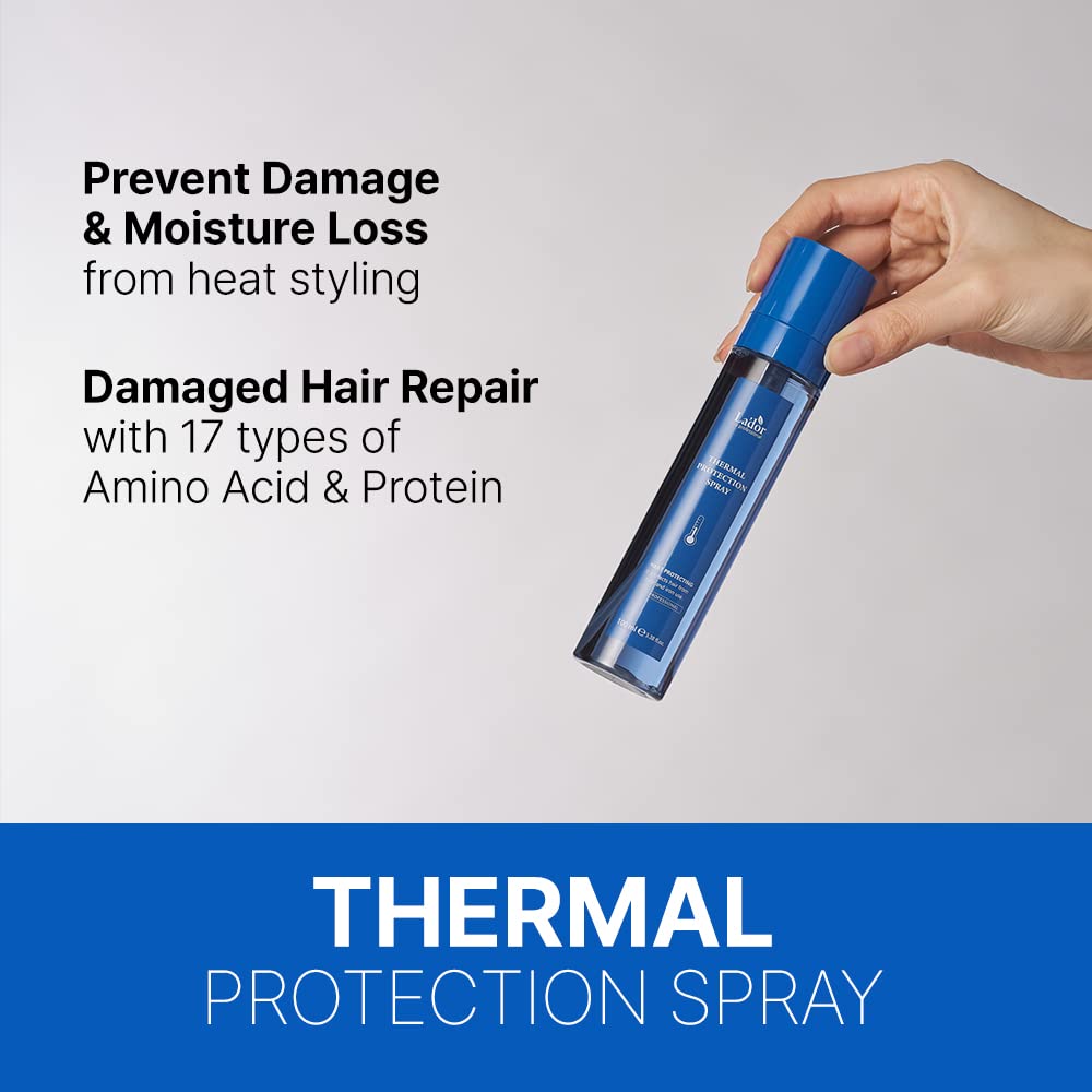 LA'DOR Perfect Hair Fill Up & Heat Protectant Spray - Deep Conditioner, Detangler, Mask Treatment With Nourishing Mist Gloss - Anti-Frizz Keratin Self Care Korean