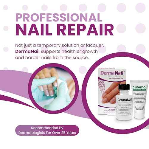 Nail Strengthener & Cuticle Cream Set - Fingernail Care Kit with Liquid Nail Strengthener & Cutemol Cream (11.5g Sample) Healthy Growth - Repair for Brittle, Damaged, Thin, & Peeling Nails