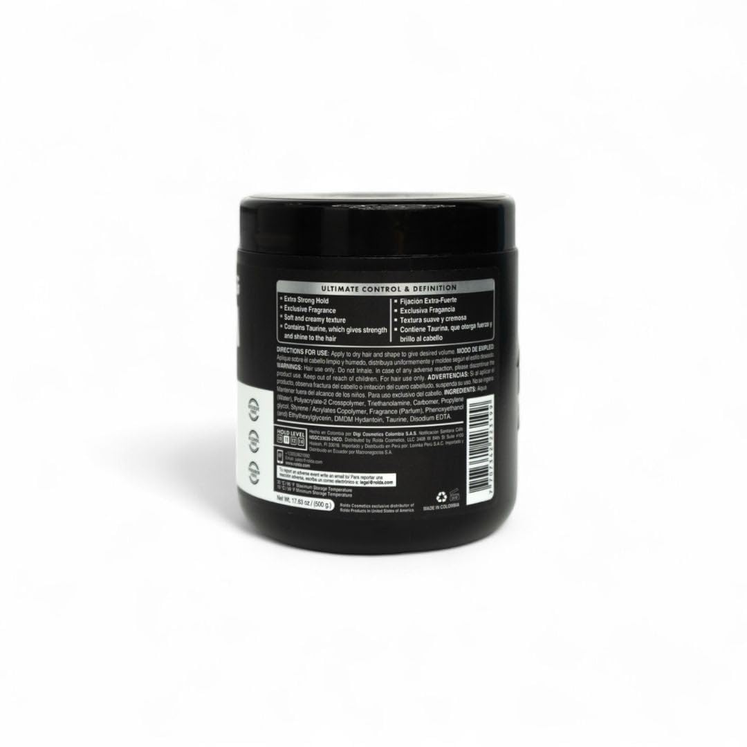 Rolda White Molding Hair Cream for Men - Curl-Defining Hair Styling Cream with Medium-Strong Hold, Natural Finish & Medium Shine - Moisturizing & Anti-Frizz Formula - Alcohol & Paraben-Free (35.2 oz)