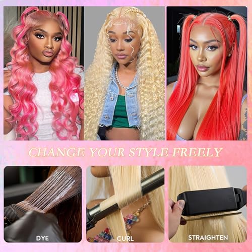 613 Bundles Human Hair Body Wave Blonde Bundles Human Hair 10 Inch 100% Unprocessed 12A Brazilian Virgin Raw Weave Bundles Human hair Blonde Bundle Body Wave Extensions for Women