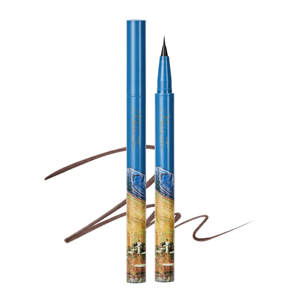 MilleFée Painting Liquid Eyeliner, Ultra-Fine Liquid Eyeliner, Waterproof eyeliner, 0.01mm eyeliner, Long lasting (01 Black)