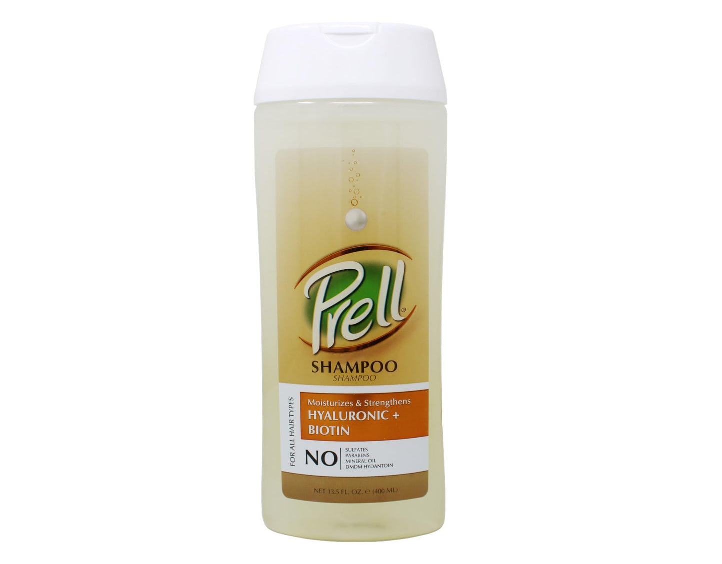 Prell Hyaluronic + Biotin Moisturizes & Strengthens Shampoo for All Hair Types 13.5 fl.oz