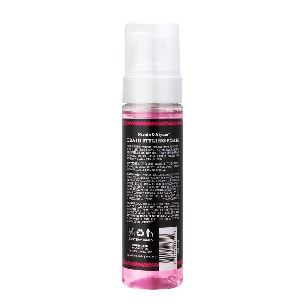 Nicole & Alyssa - Braid Styling Foam Mousse and Gel Combo