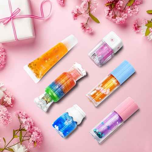 74PCS DIY Lip Gloss Making Kit£¬Make Your Own Lip Glosses Set Moisturizing Lip Glaze Handmade Glittery Set for Makeup Lover Beginner Teen Girl Gifts£¬200ml Lipgloss Base