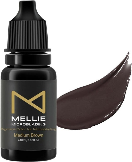 Microblading Pigment - Medium Brown 10 ml | Medical Grade, No Mixing, Long Lasting for Professionals