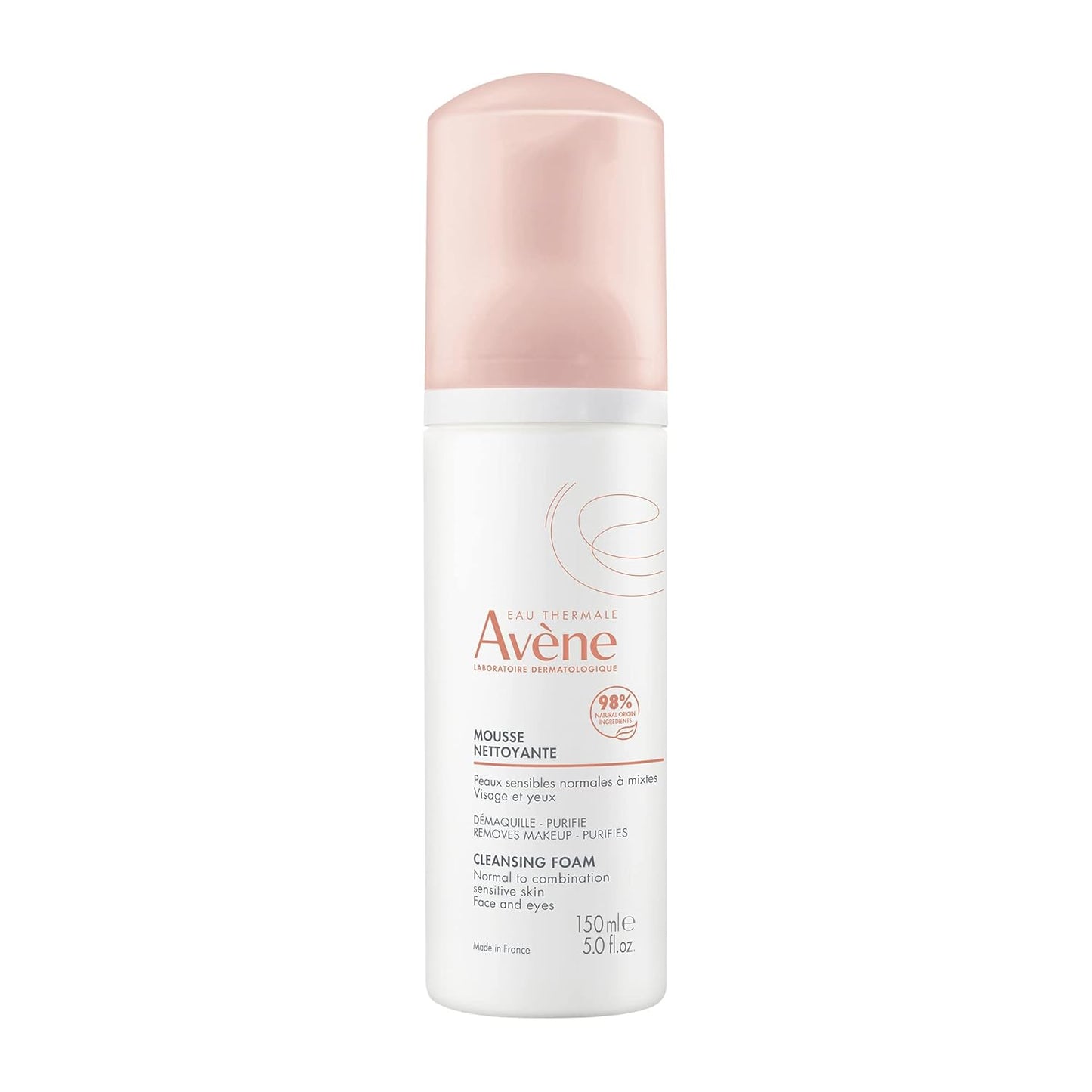Avène Cleansing Foam Face Wash - Gentle Foaming Cleanser for All Skin Types | 5 oz