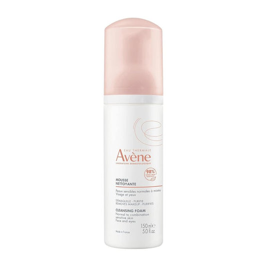 Avène Cleansing Foam Face Wash - Gentle Foaming Cleanser for All Skin Types | 5 oz