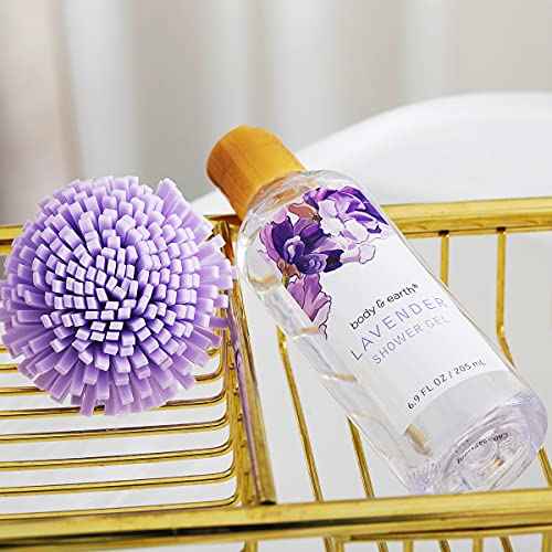 BODY & EARTH Gift Baskets - 11 Pcs Lavender Spa Gifts For Women with Bubble Bath Body Lotion Sets, Bath and Body Gifts Set For Women Christmas Gifts for Her Spa Gift Sets