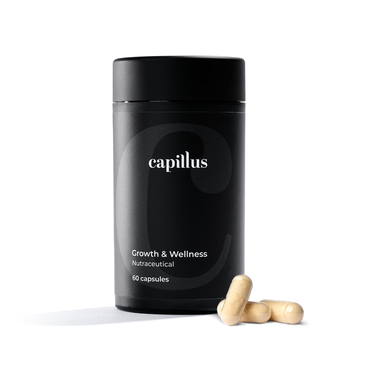 Capillus Hair Growth Vitamins for Women, Hair Supplements for Hair Growth Men, Biotin, Keratin & Cynatine HNS Hair Regrowth Products Hair Vitamins for Faster Hair Growth 60 Capsules