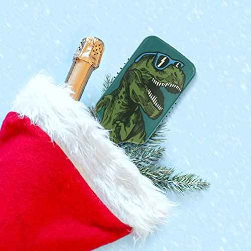 Dinosaur Detangler, Wet Dry Hair Brush for Kids, Men & Women - Plastic Handle