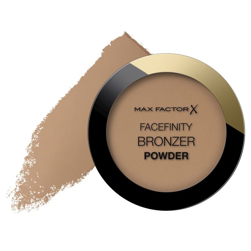 Max Factor Facefinity Matte Bronzer - Lightweight, Long-Lasting Formula | 001 Light Bronze