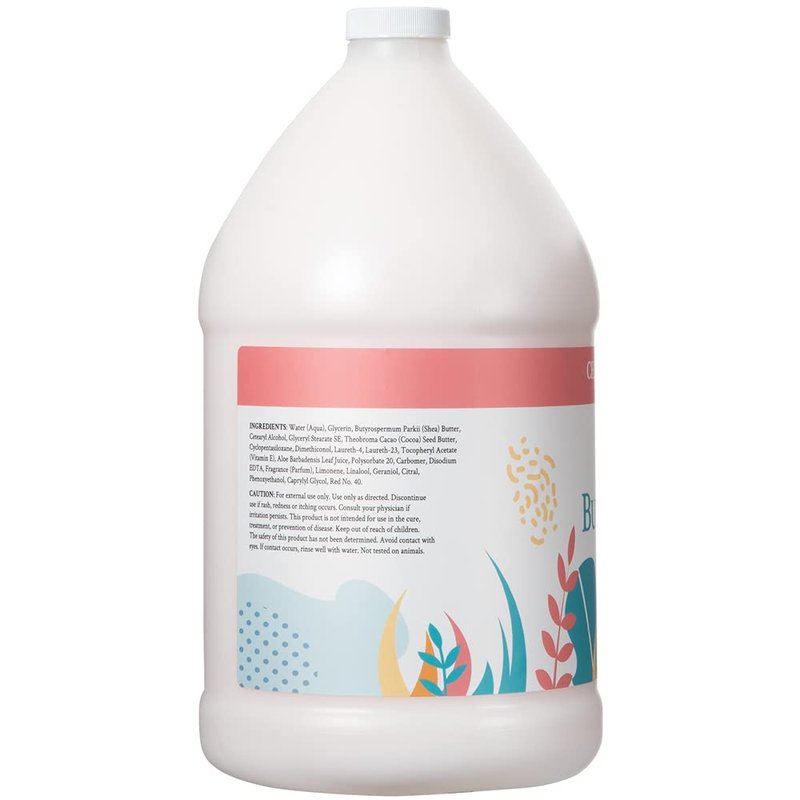 Ginger Lily Farms Soothing Butter Lotion - Vegan Citrus Blend for Dry Skin | 1 Gallon Refill
