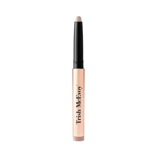 Trish McEvoy 24-Hour Eyeshadow Stick & Liner in Shade White Peach, Long-Wearing Crease-Proof Cream Eyeshadow, Pigment-Rich Smudge-Proof Formula, 0.058 oz / 1.64 G