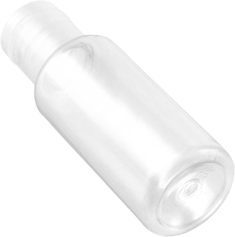 Clear Plastic Empty Travel Bottles - 100 Pack 1oz/30ml with Flip Cap | Refillable for Travel & Daily Use