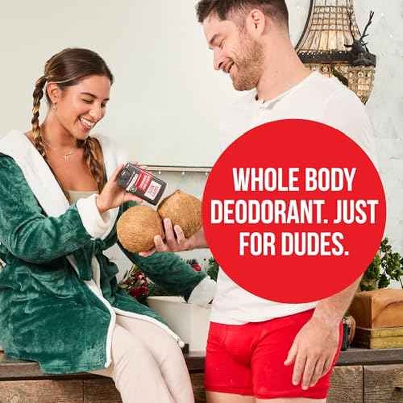 Happy Nuts Whole Body Deodorant for Men - Full Body Odor Control - Ideal for Perfect for Pits, Groin, and More - All Day Confidence - Powerful & Effective Men's Deodorant (Big Wood)