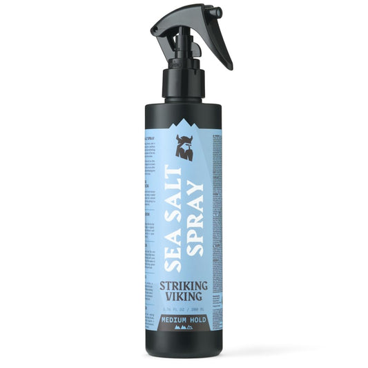 Striking Viking Sea Salt Spray for Men - Medium Hold, 6.76 Fl Oz (200 ml) - Salt Water Spray for Hair & Volume Boost - Beach Waves & Hair Curl - Paraben-Free Organic Formula