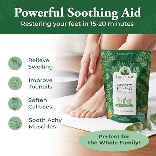 Tea Tree Oil Detox Foot Soak - for Athlete¡¯s Foot, Toenails, Smelly Feet - All Natural Formula - Intensive Foot Repair - 16 oz
