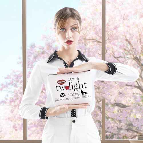 GJTIM TV Show Inspired Gift It¡¯s A Thing You Wouldn¡¯t Understand It Zipper Pouch Makeup Bag for Vampire Fans (T thing bag)