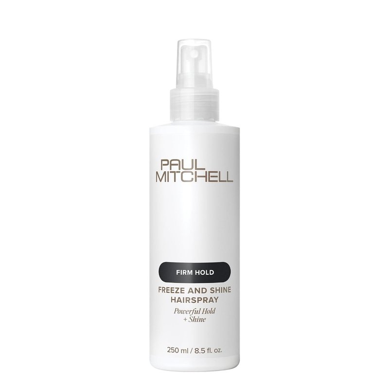 Paul Mitchell Freeze and Shine Hairspray - Maximum Hold & Shiny Finish for Coarse Hair