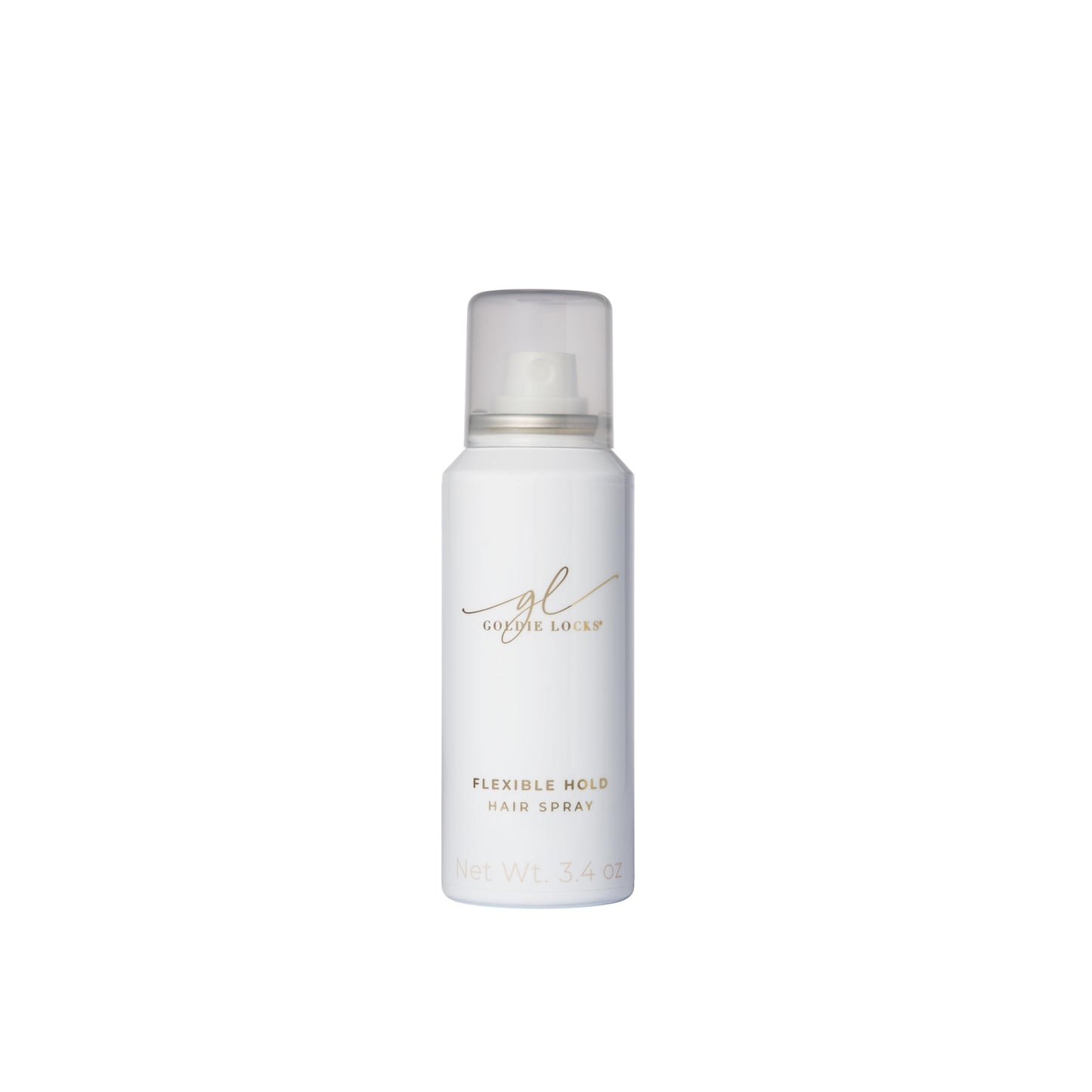 Goldie Locks Travel Size Flexible Hold Hairspray - 3.4 fl oz - Lightweight, All-Day Hold & Brushable Finish - Humidity Resistant - Safe for Extensions & Color-Treated Hair - Protein-Free