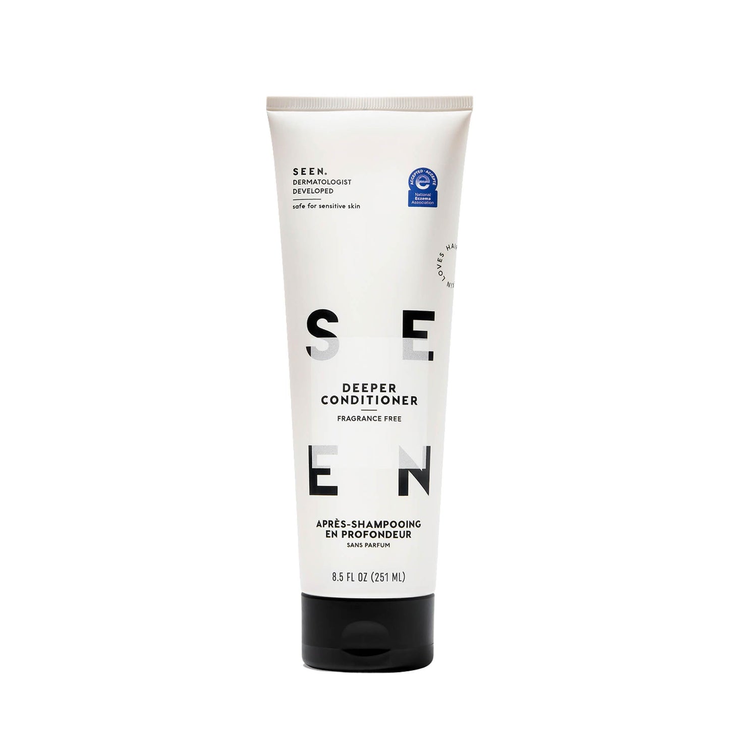 SEEN Deeper Conditioner, Fragrance Free – Non-Comedogenic Hair Deeper Conditioner – Dermatologist-Developed – Safe for Sensitive, Eczema & Acne Prone Skin
