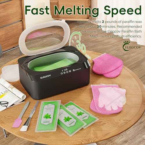 Paraffin Wax Refills-10 Pack Peppermint Scented Paraffin Wax for Hand and Feet, Parrafin Wax Bath Blocks for Wax Machine, Relieves Muscle Fatigue, Deeply Hydrates, Moisturizes and Nourishes